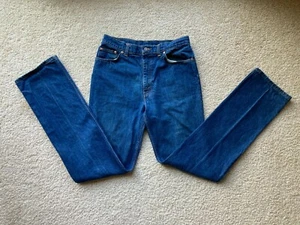 VINTAGE 1980s RALPH LAUREN POLO WESTERN DENIM JEANS 32W X 34L vtg indigo blue - Picture 1 of 8