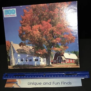 Shades of Autumn Golden Guild 500 Piece Vintage 1986 Jigsaw Puzzle 15 1/2" x 18" - Picture 1 of 5