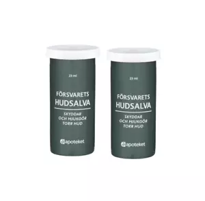 2 x Forze Armate Svedesi Hudsalva Originali, 23 ml -Salvatore Pelle Senza Tempo! - Foto 1 di 1