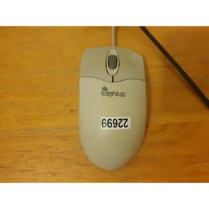 Genius NetScroll Plus Mechanical Mouse Grey Wired PS/2 2-Buttons Scroll Wheel - Picture 1 of 6