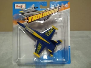 Maisto 15088 1:87 US Navy F/A-18 Blue Hornet Tailwinds Fighter Aircraft ~NEW - Picture 1 of 9