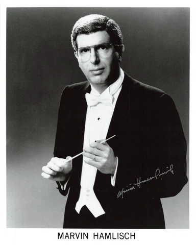 Marvin Hamlisch Composer Conductor Signed Autograph 8 x 10 Photo PSA DNA *43 Cover