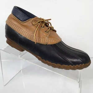 LL Bean Womens 8 Vintage Maine Hunting Shoe Rubber Leather - Picture 1 of 9