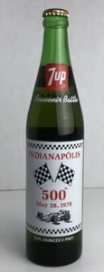 Vintage 7up 16 oz. Full Sealed Unopened Indianapolis Indy 500 May 28 1978 - Picture 1 of 4