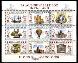 Palau: 1990 Prince Lee Boo In England Mini-Sheet (235) MNH - Picture 1 of 1