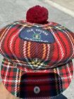 Old Course St Andrews Plaid Golf Hat Cabbie Flat Cap Tom Morris 8 Links Scotland
