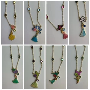 Disney Parks Princess Jewelry Set Girls Necklace & Pierced Earrings - Picture 1 of 12