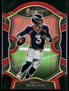 2020 Panini Select #27 Drew Lock Orange Prizm Die Cut - Picture 1 of 2