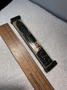 Vintage Watch Band Speidel Black Genuine Crocodile Murray 3/4L Style 1618 19mm - Picture 1 of 7