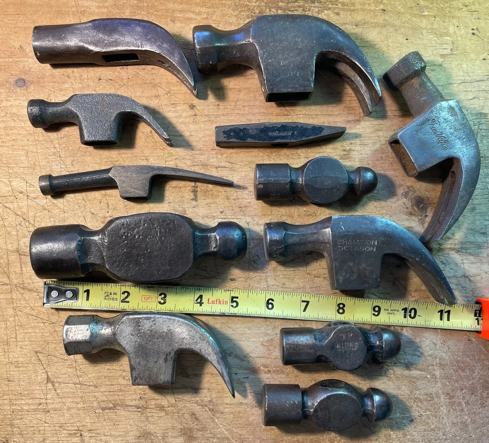 Lot of 12 Miscellaneous Hammer Heads - image 1 of 4