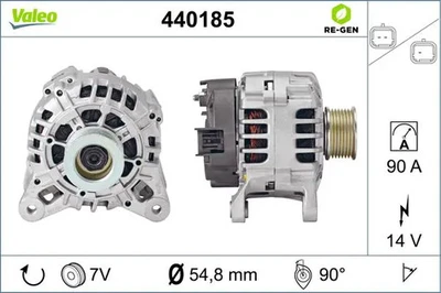 Alternatore con puleggia 440185 VALEO per RENAULT MODUS / GRAND MODUS TWINGO II - Immagine 1 di 4