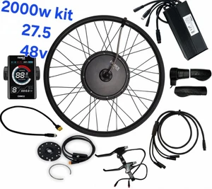 FAMEX RIDE 2000w E--bike conversion kit 27.5" Rear Wheel LCDUSB 48V 7gear 35mph+ - Picture 1 of 9