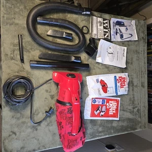 Dirt Devil Plus Royal Red Electric Hand Vac Handheld Vacuum Cleaner Tested Works - Picture 1 of 7