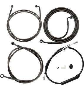 Kit de cables de manillar MoKitDora 16" líneas de freno manguera de aceite cable de embrague superior 2020-23 - Imagen 1 de 8