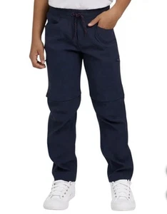 Eddie Bauer Youth Convertible Pant Small Navy Blue Free Shipping! - Picture 1 of 5