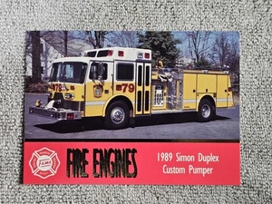 1993 FAMA Bon Air Series 1 #75 1989 Simon Duplex Custom Pumper Arlington Virgini - Picture 1 of 2