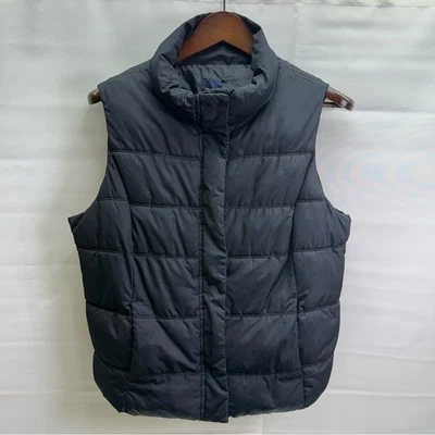 GAP Factory Chaleco Más Cálido Verdadero Negro Puffer Acolchado Chaqueta Sin Mangas Para Mujer’s XL Foto 1 de 4