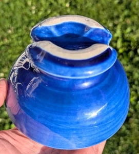 Two-Toned Blue Porcelain Insulator - Picture 1 of 4