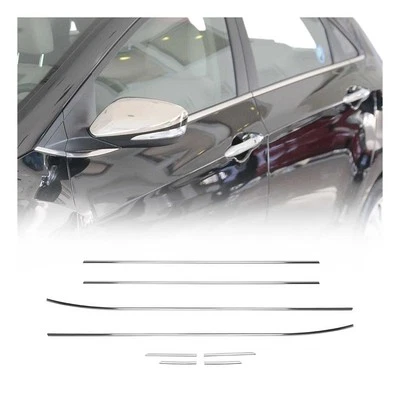 Window Molding Trim Streamer for Hyundai Elantra GT 2013-2017 Stainless Steel 8x - Image 1 of 4
