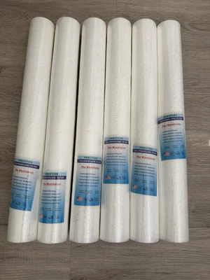 6PK Sediment the workhorse Water Filter Cartridges - 20"x2.5" 5Micron - Image 1 of 4