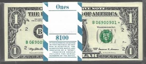 RARE 1999 CH/CU $1 STAR PACK WITH RADAR FROM THE NEW YORK DISTRICT - Picture 1 of 2