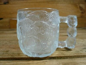 Tazza vetro vintage Flintstones Rocky Road 1993 - Foto 1 di 3
