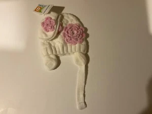 Baby hat and Mittens Baby Beanie Cap Winter Hat Baby newborn - Picture 1 of 3