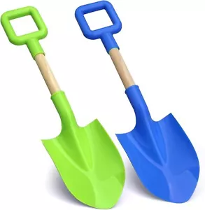 16" Beach Sand Shovels Toy for Kids, Garden Scoop Tool Kits, Sturdy Long Handhel - Picture 1 of 15