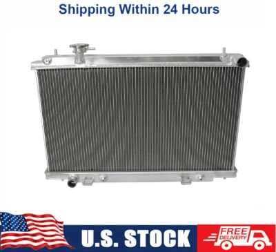 Radiador de aluminio de 2 filas para Nissan 350Z 3,5 L (AT) DPI2576 2003-2006 2004 2005 Foto 1 de 4