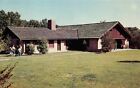 Shelter House Siloam Springs Illinois State Park Adams Brown Vtg Postcard Cp345