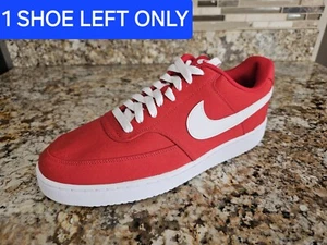 AMPUTEE LEFT ONLY Court Vision Low Canvas University Red White SALESMAN SAMPLE  - Picture 1 of 7