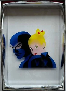 Cover Plexiglass Marco Lodola SERIGRAFIA Firmata Numerata DIABOLIK con Cornice - Foto 1 di 1