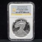 2015-W s$1 American Silver Eagle NGC PF70UltraCameo First Day of Issue