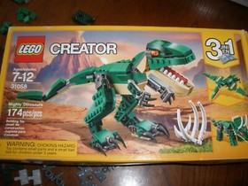 LEGO Creator 3-in-1  Mighty Dinosaurs Building Toy Set 31058 (174 Pieces)