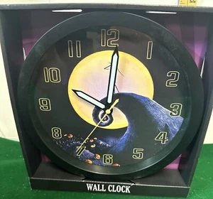 Nightmare Before Christmas Spiral Hill Wanduhr Disney 30th Annv Tim Burton - Bild 1 von 7