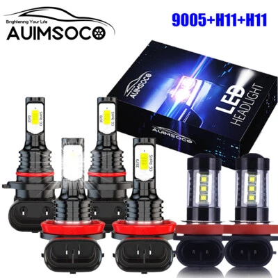 Kits combinados de 6 faros LED + faros antiniebla para automóvil Acura RDX 2013-2014 2015 Foto 1 de 4