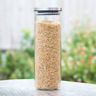 1.5 Litre Tall Glass Storage Canister Pasta Jar Container Rice Biscuit Pasta 