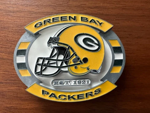 LIMITED EDITION GREEN BAY PACKERS BELT BUCKLE SISKIYOU PEWTER NEW #1469/25000 Cover