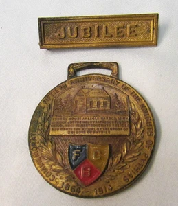 Antique Jubilee Celebration Combine Lodges of New Jersey - Atlantic City 1914 - Picture 1 of 6