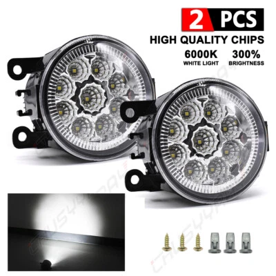 For 2012-2018 Fiat 500 Pair Clear Front Fog Light Bumper Driving Lamp Left&Right - Image 1 of 4