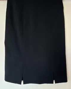 BNWOT OASIS Ladies Black Lined Short Straight Skirt Size 8 - Picture 1 of 11