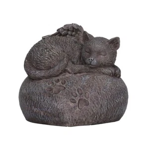 Angel Cat Urn for Cremation Ashes Statue Pet Memorial Figurine - Picture 1 of 3