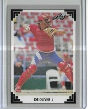 1991 Leaf #73 Joe Oliver Cincinnati Reds