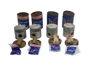 Series Pistons Full Mens 72 Std for fiat 1100D 1200 Spider Original FIAT 41265 - Picture 1 of 11
