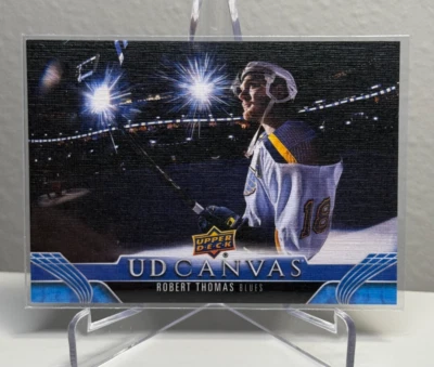 2023-24 Upper Deck Series 2 UD Canvas #C190 Robert Thomas - St Louis Blues - Image 1 of 2