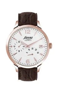 Watch Lorenz 030160DD, White 42mm, Automatic Charging Of Office, Case Roses' - Bild 1 von 3