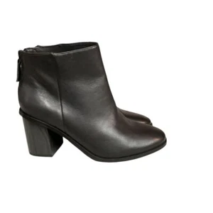 Splendido stivaletto donna in pelle magnolia chiusura zip colore nero taglia 7,5M nuovo con scatola - Foto 1 di 16