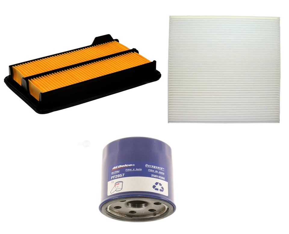 Kit de servicio de filtro de cabina de papel de aire de aceite de motor ACDelco para Honda Civic Si 2.0 L4 Foto 1 de 1