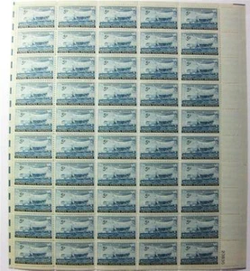 MNH! Scott # 958 ~ 1948 5¢ SWEDISH PIONEER ISSUE SHEET 50 STAMPS - Picture 1 of 1