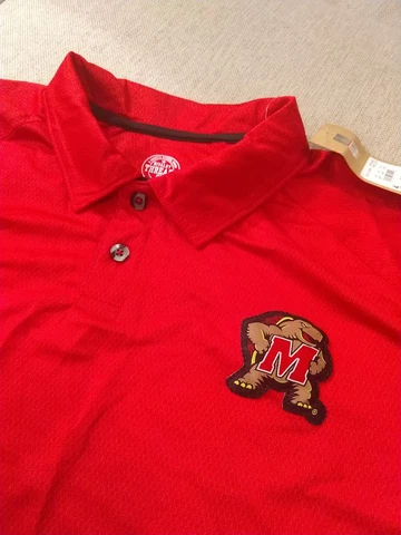 NCAA Maryland Terrapins Polo Golf Shirt (Men's X-Large 46/48) BRAND NEW Cover